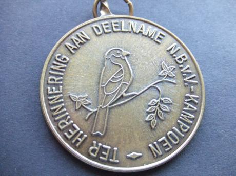 NBvV (Nederlandse Bond van Vogelliefhebbers ) Ter herinering aan deelname Vogel 90 te Breda
